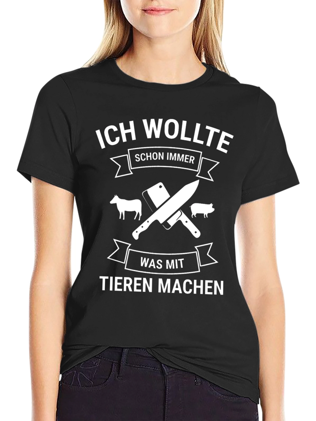 Ich Wollte Animal Butcher T-Shirt