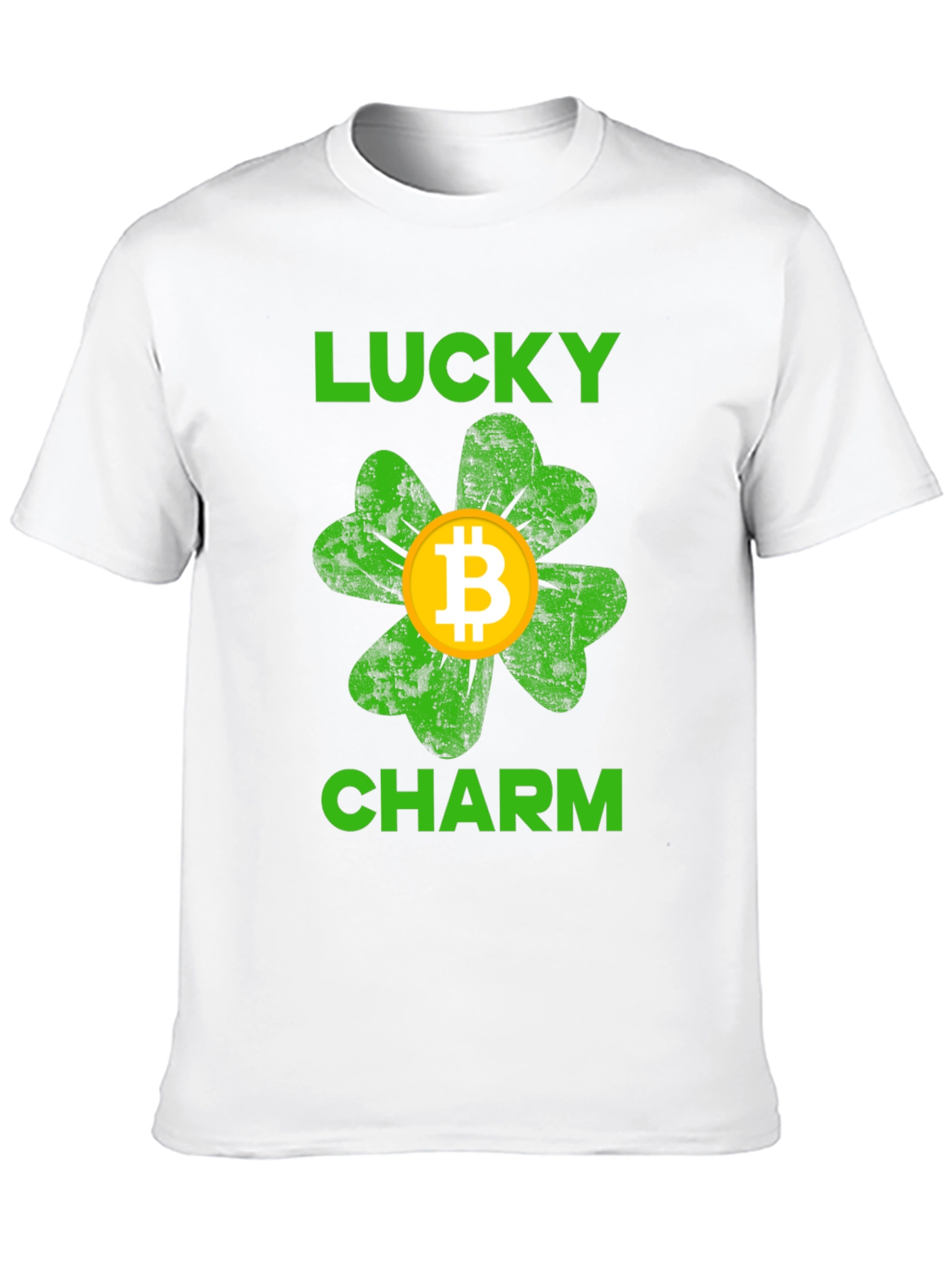 Bitcoin Lucky Charm Black T-Shirt