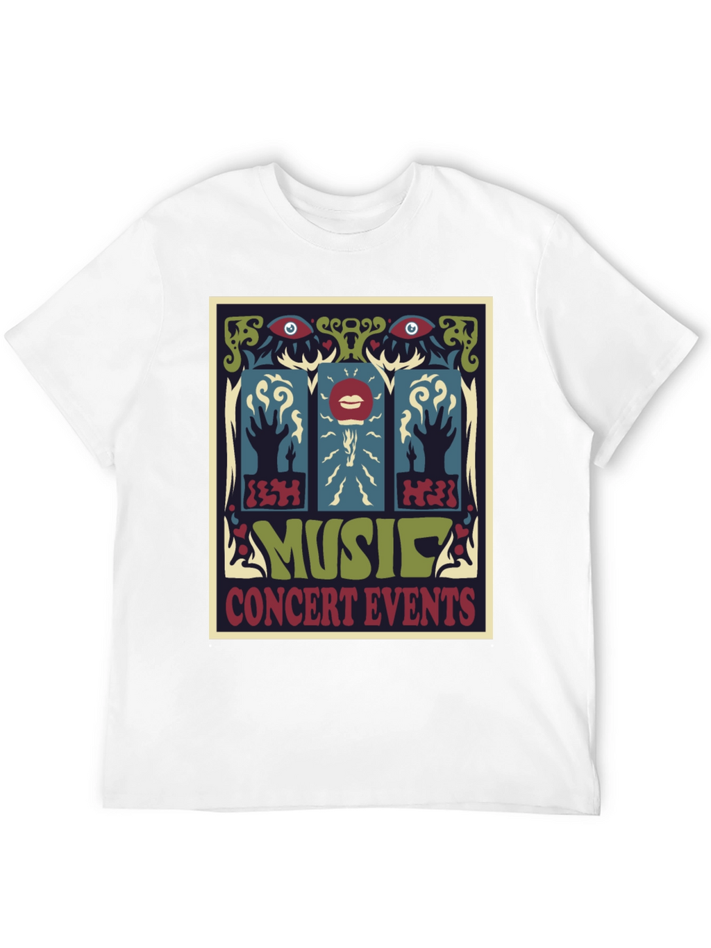 Retro Music Concert Events Graphic T-Shirt