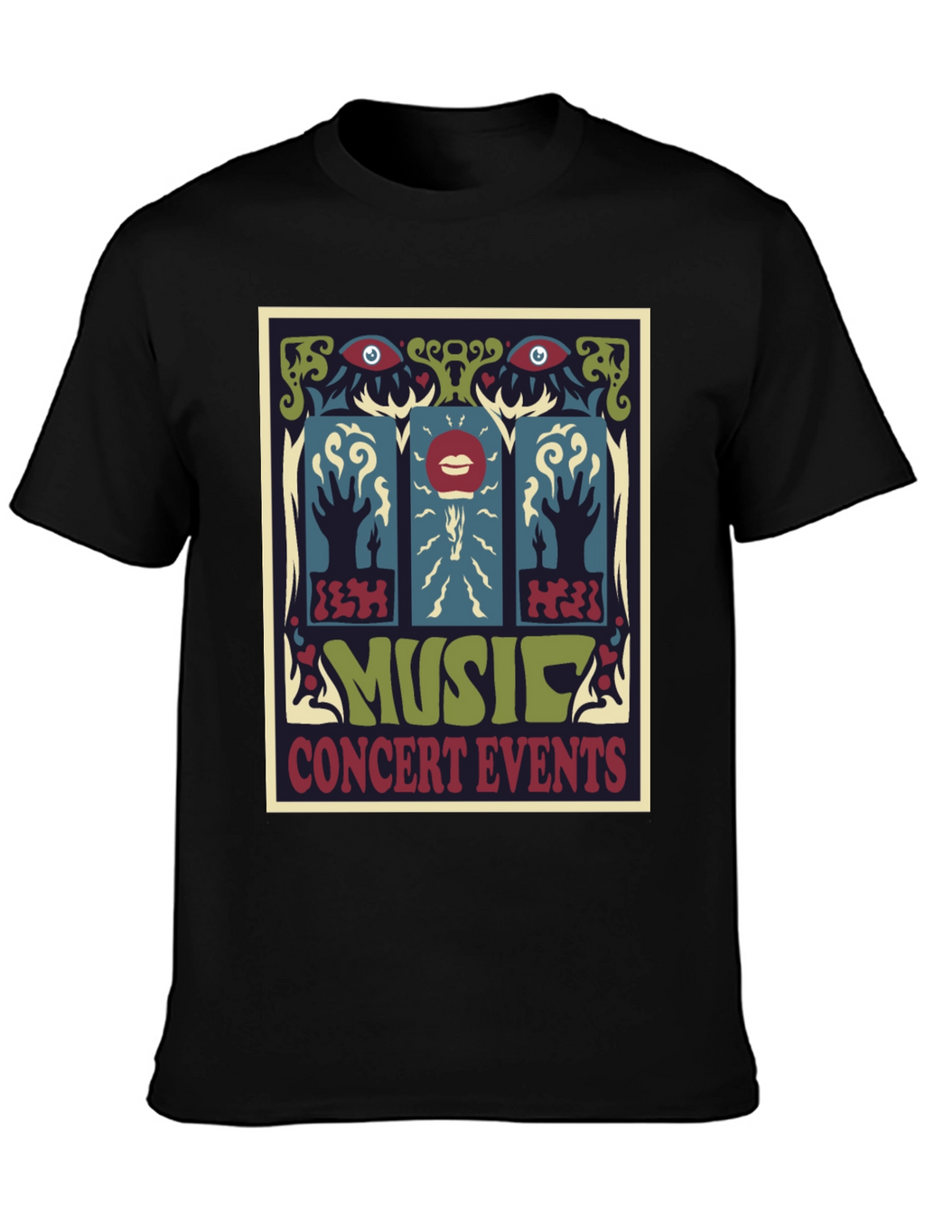 Retro Music Concert Events Graphic T-Shirt