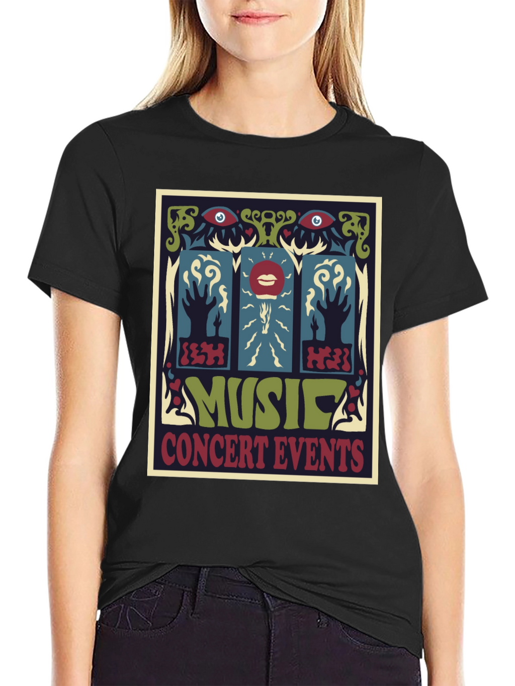 Retro Music Concert Events Graphic T-Shirt