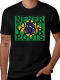 Never Forget Your Roots Brazil Flag T-Shirt