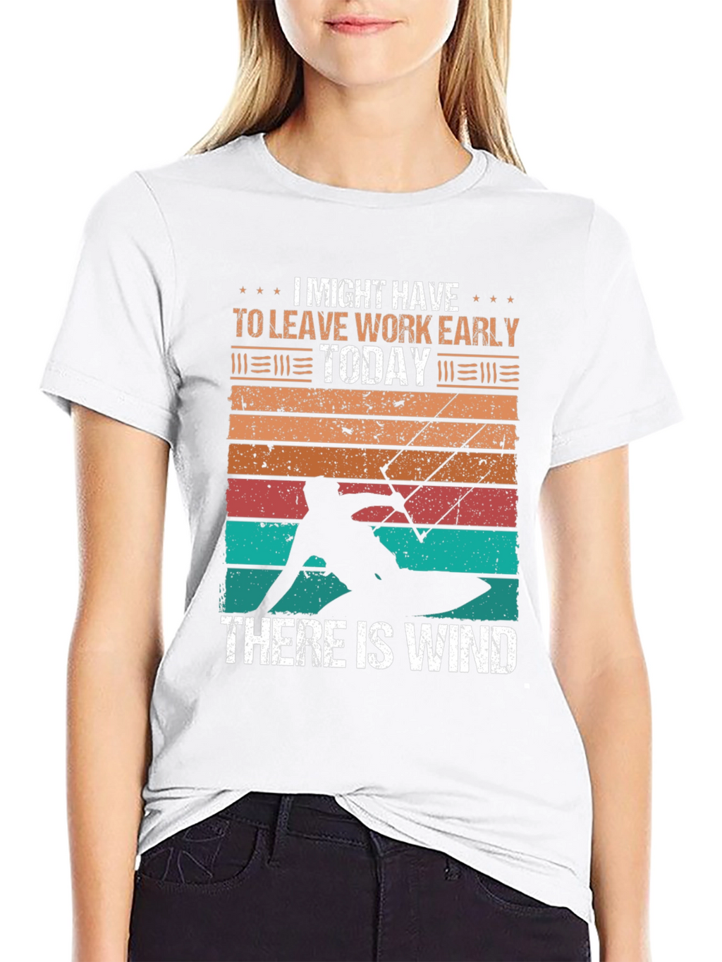 Kitesurfing T-Shirt: Leave Work Early Today