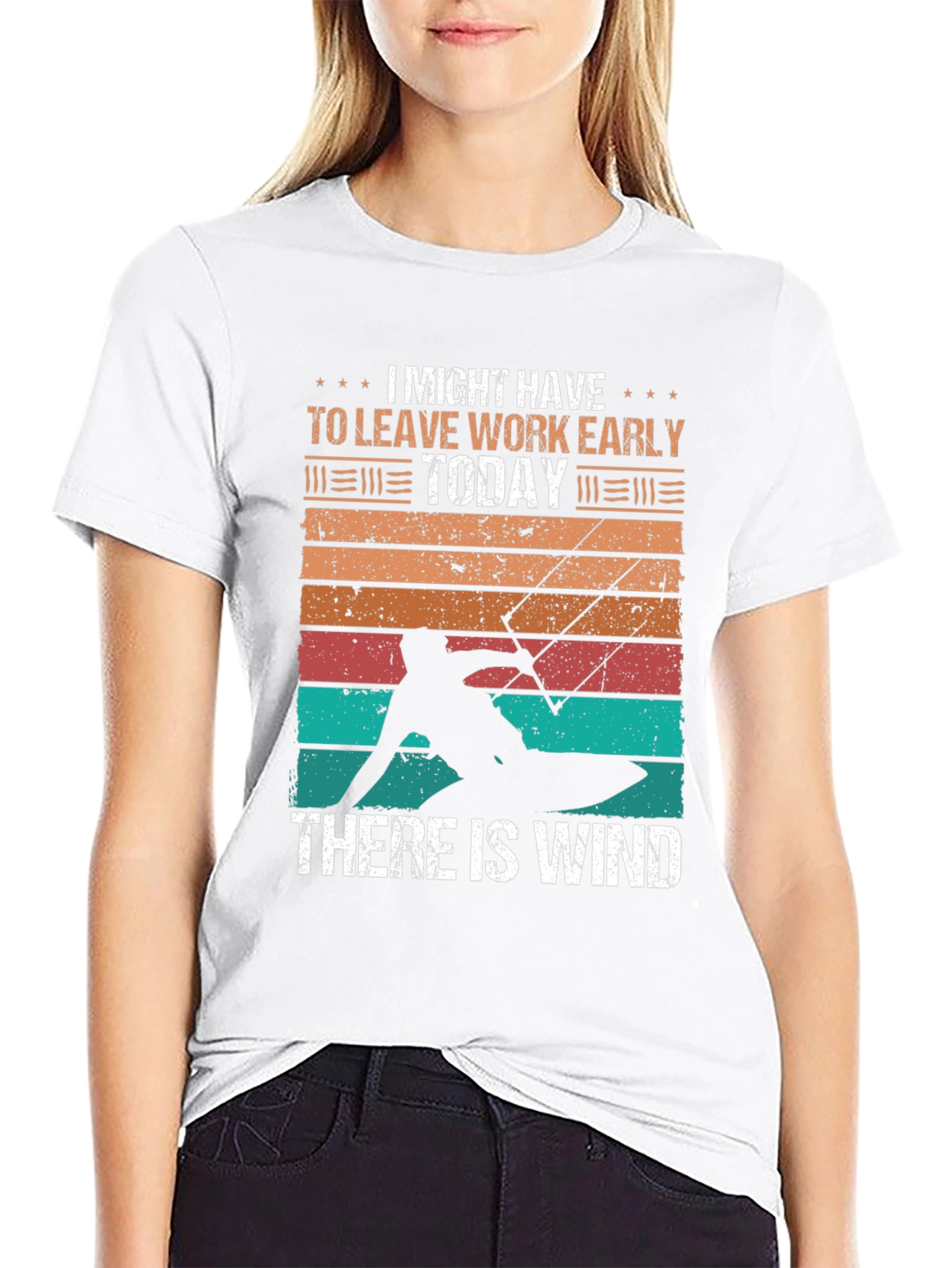 Kitesurfing T-Shirt: Leave Work Early Today