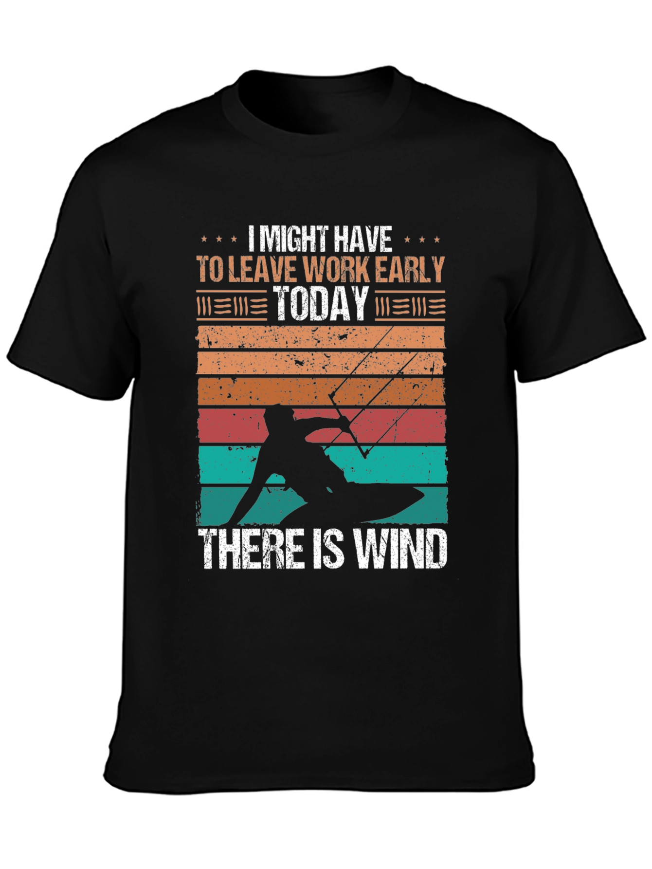 Kitesurfing T-Shirt: Leave Work Early Today