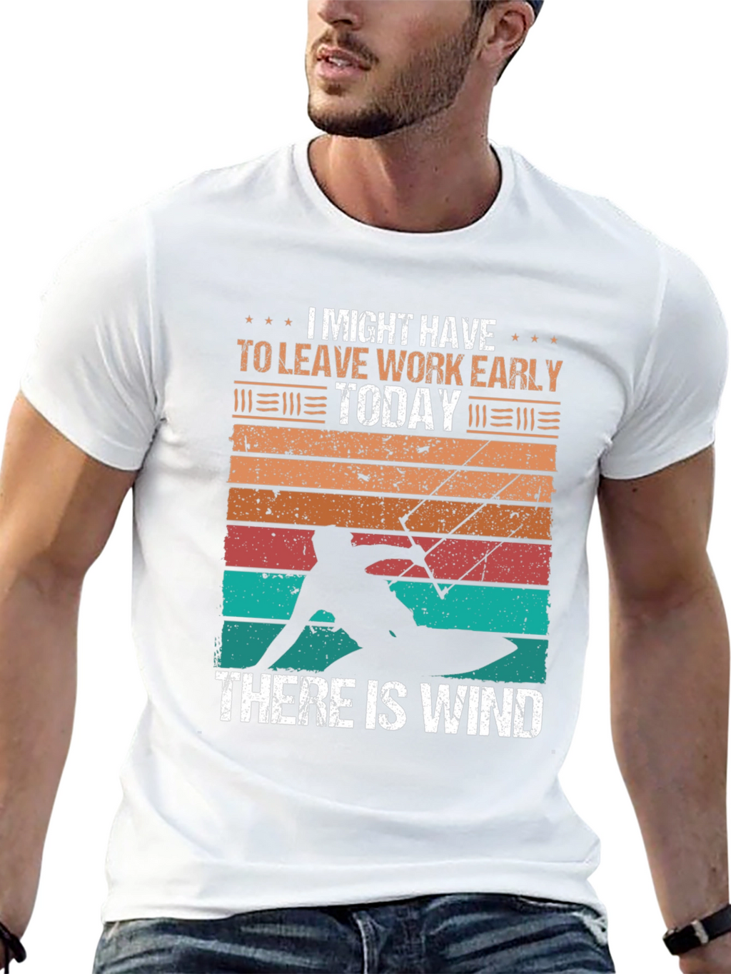 Kitesurfing T-Shirt: Leave Work Early Today