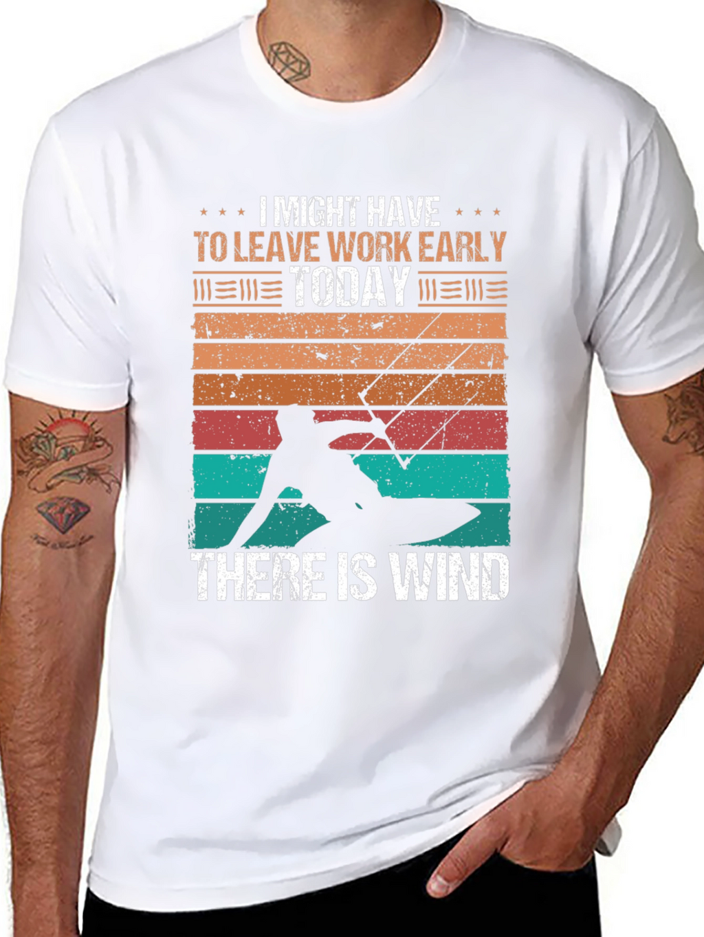 Kitesurfing T-Shirt: Leave Work Early Today