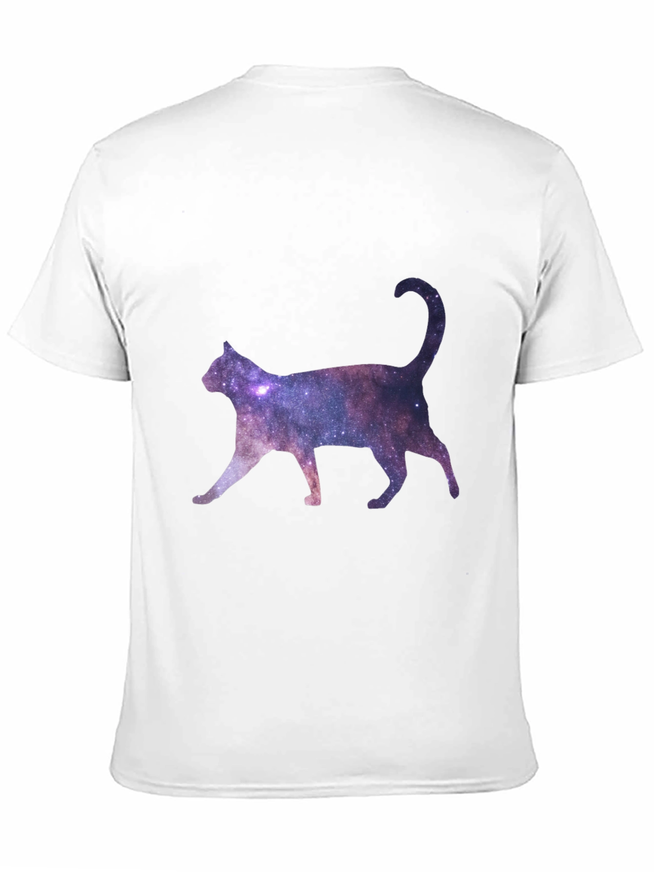 Galaxy Cat Black T-Shirt