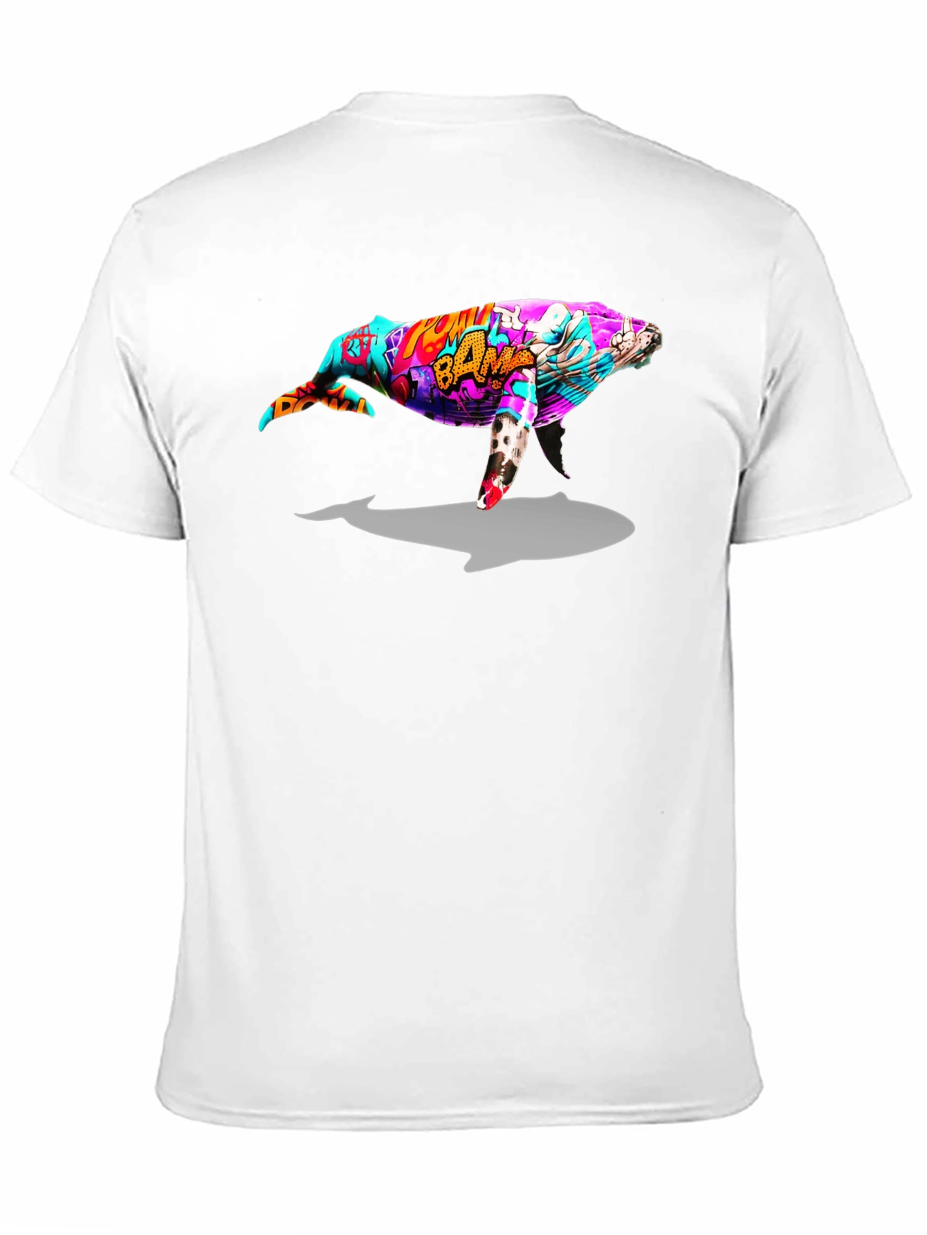 Whale Graphic Black T-Shirt