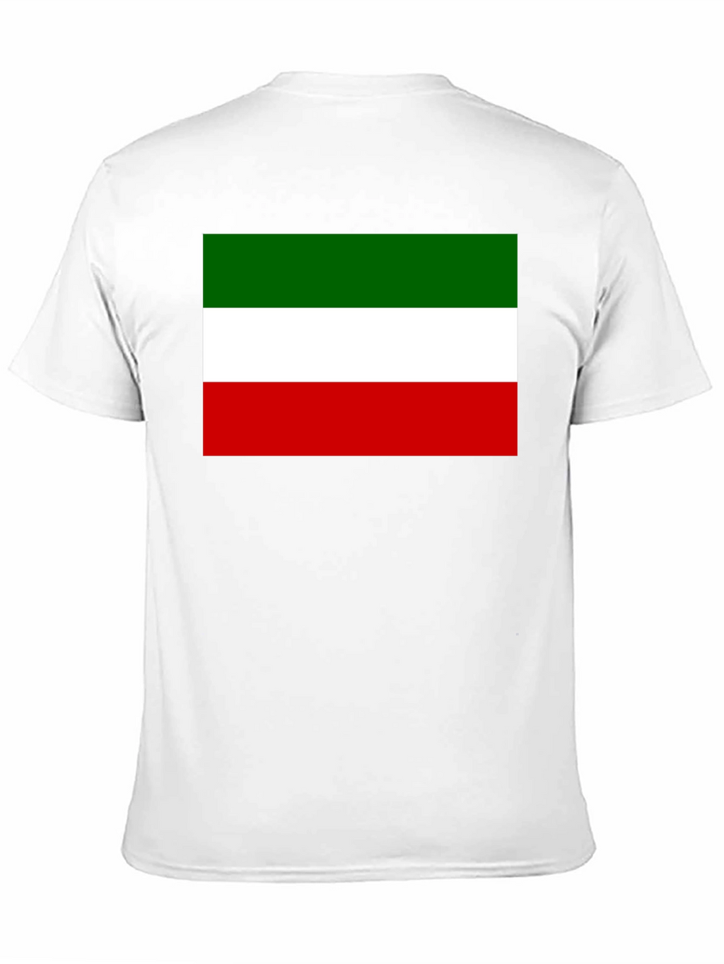 Italy Flag Graphic Print Black T-Shirt