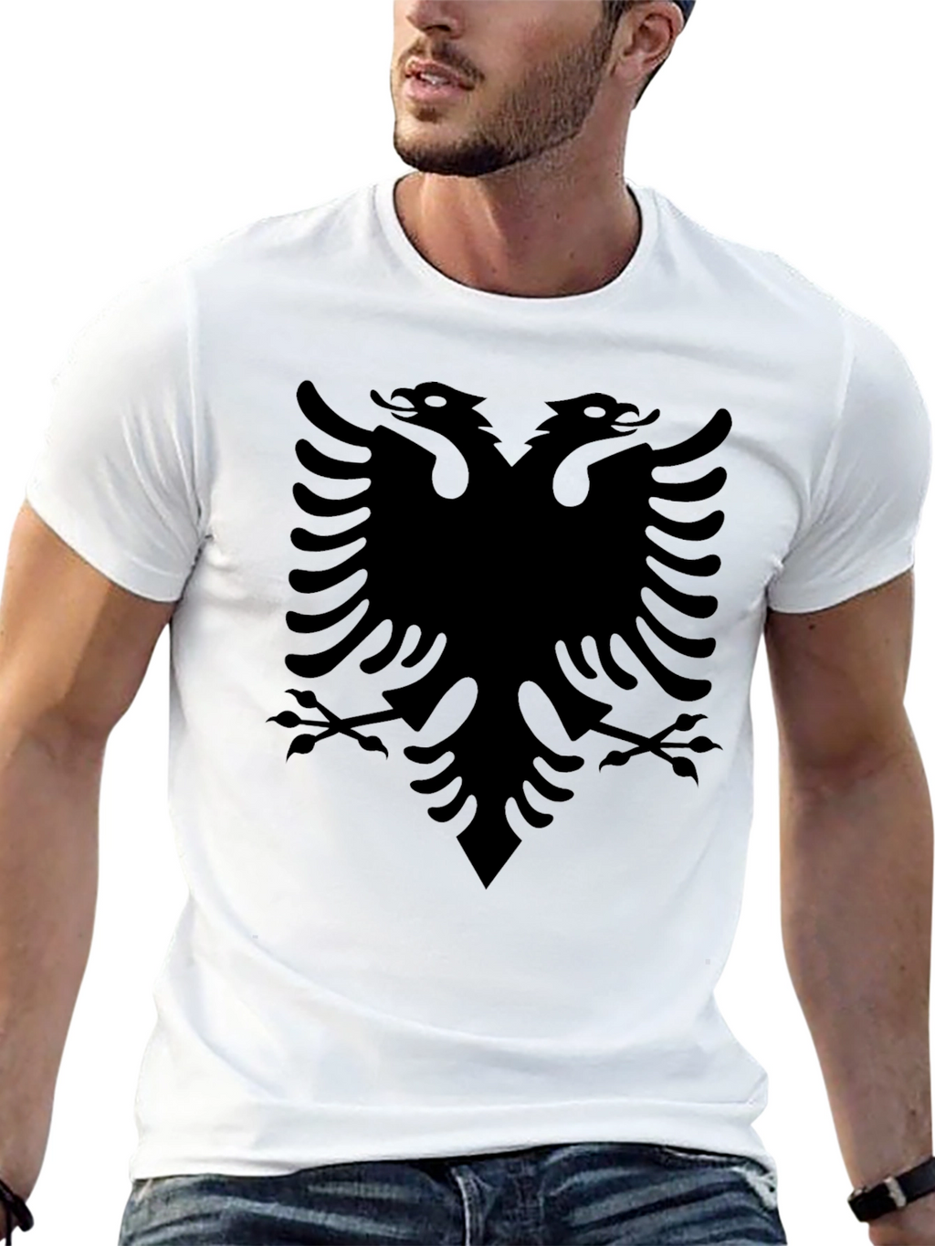 Black Eagle Graphic Tee - Mens Fashion T-Shirt