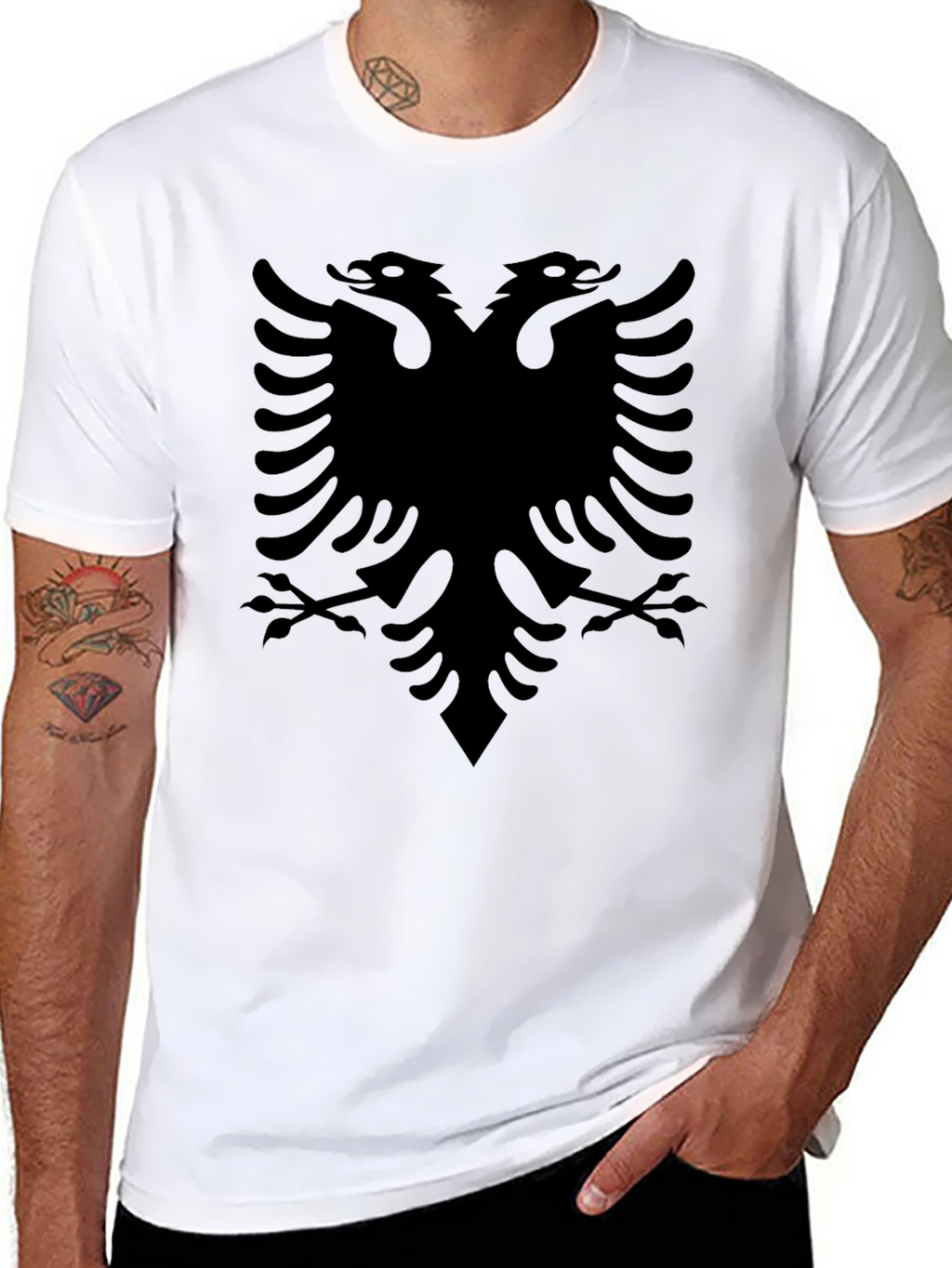 Black Eagle Graphic Tee - Mens Fashion T-Shirt