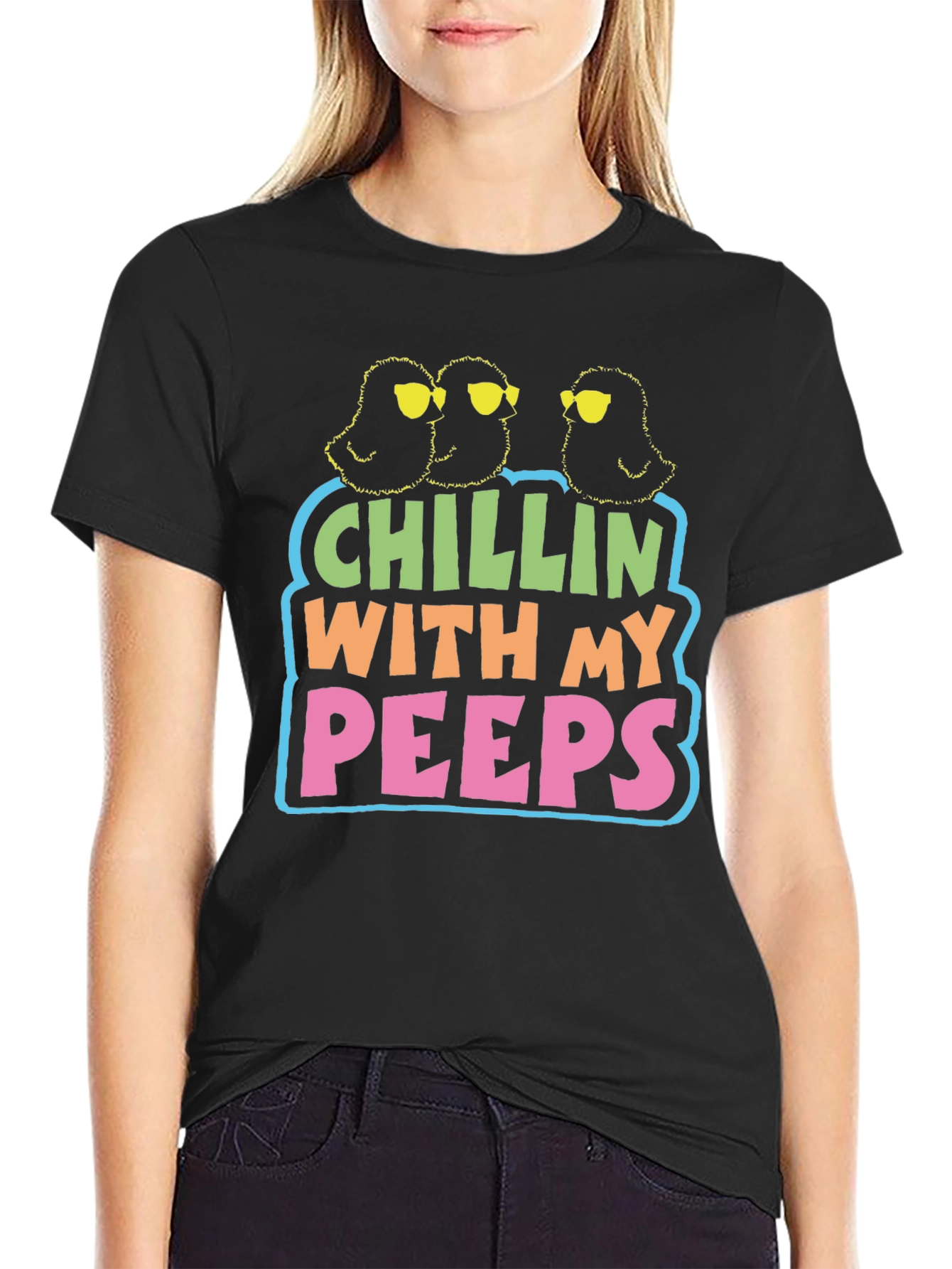 Chillin With My Peeps Graphic T-Shirt