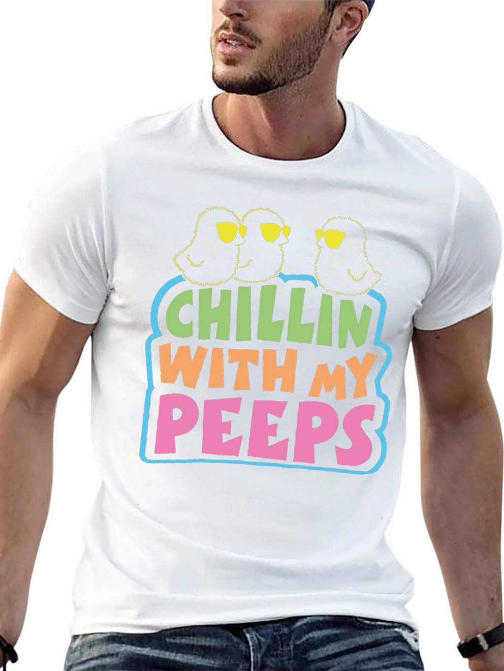 Chillin With My Peeps Graphic T-Shirt