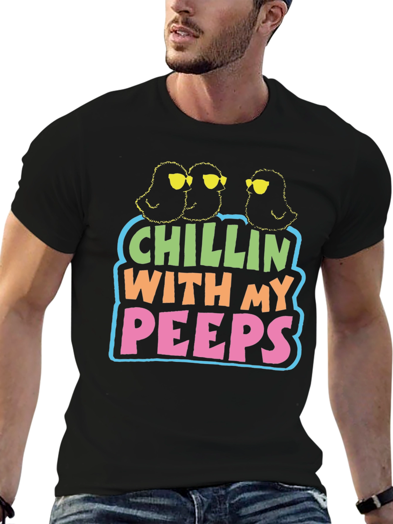 Chillin With My Peeps Graphic T-Shirt