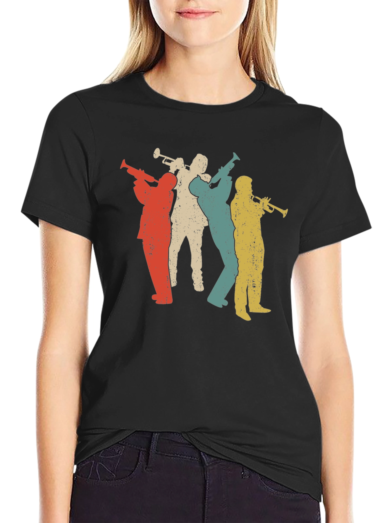 Vintage Jazz Band T-Shirt - Retro Music Tee