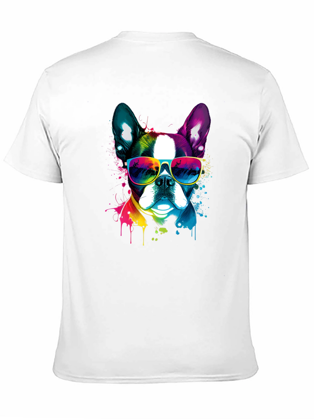 Cool Dog Graphic Tee - Mens Black T-Shirt