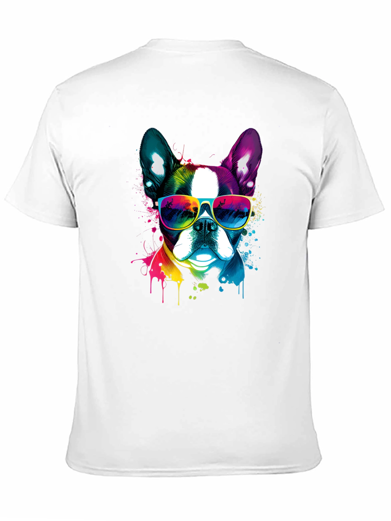 Cool Dog Graphic Tee - Mens Black T-Shirt