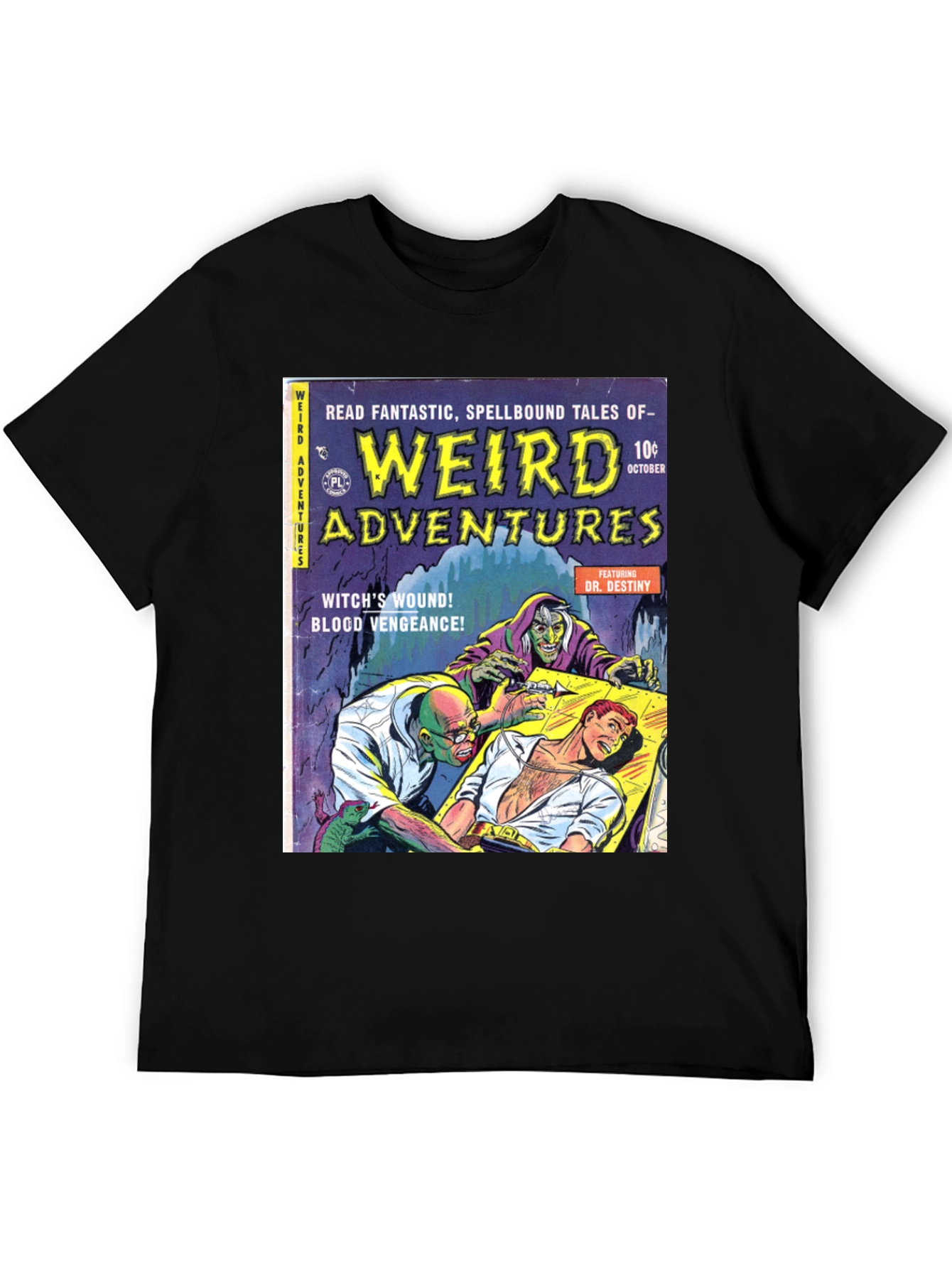 Weird Adventures Comic Book Cover T-Shirt
