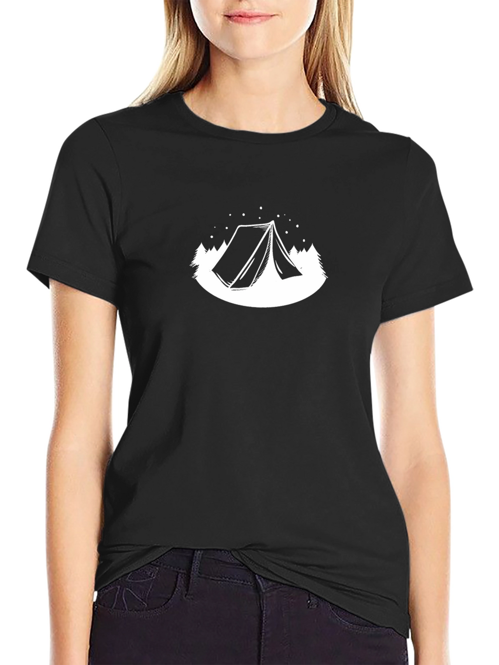 Black Tent Graphic Tee - Adventure Ready