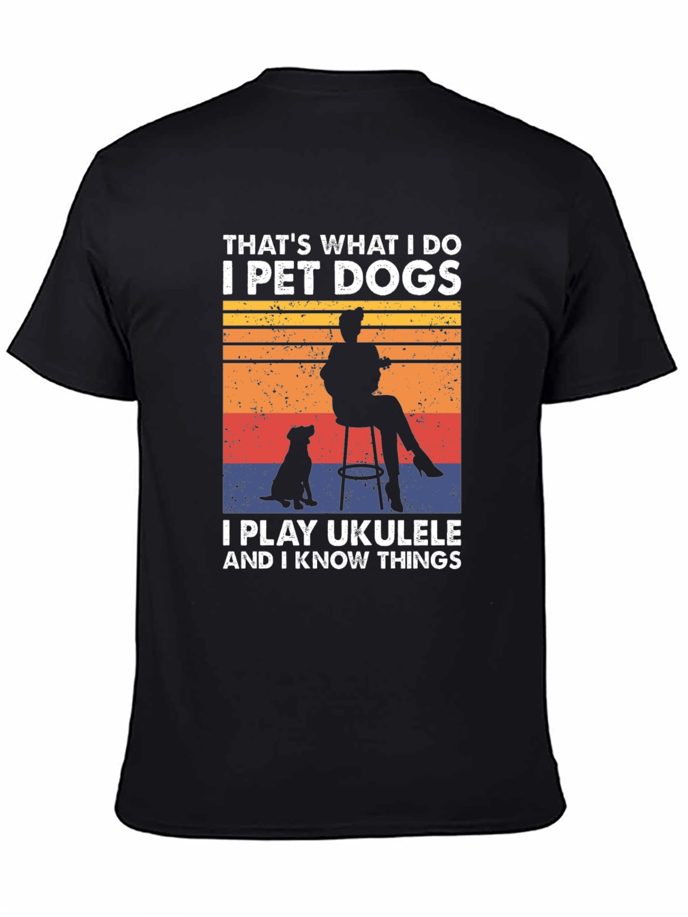 Pet Dogs Ukulele & Know Things T-Shirt