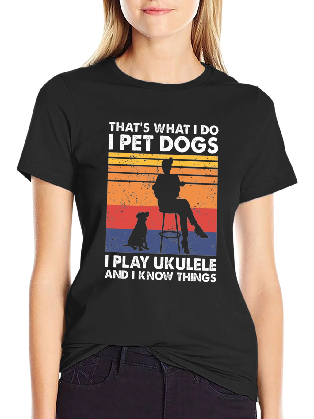 Pet Dogs Ukulele & Know Things T-Shirt