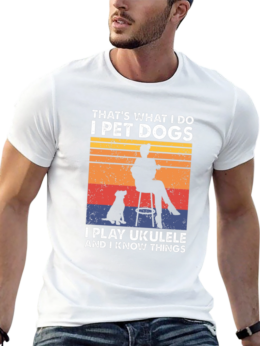 Pet Dogs Ukulele & Know Things T-Shirt