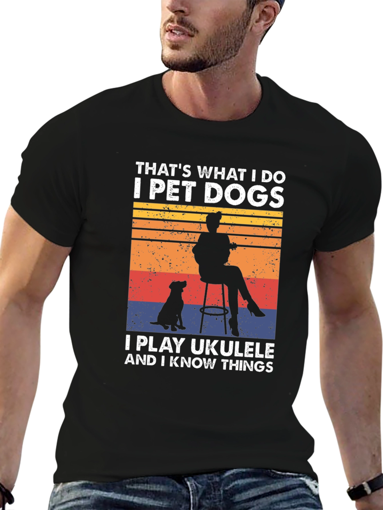 Pet Dogs Ukulele & Know Things T-Shirt