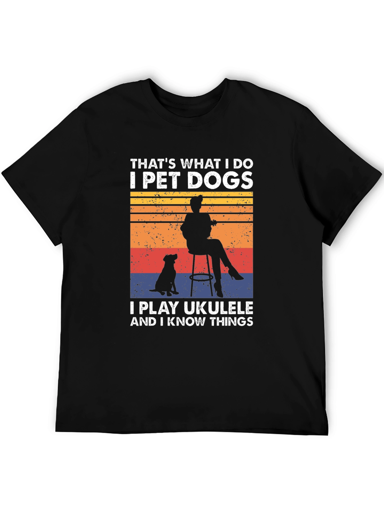 Pet Dogs Ukulele & Know Things T-Shirt