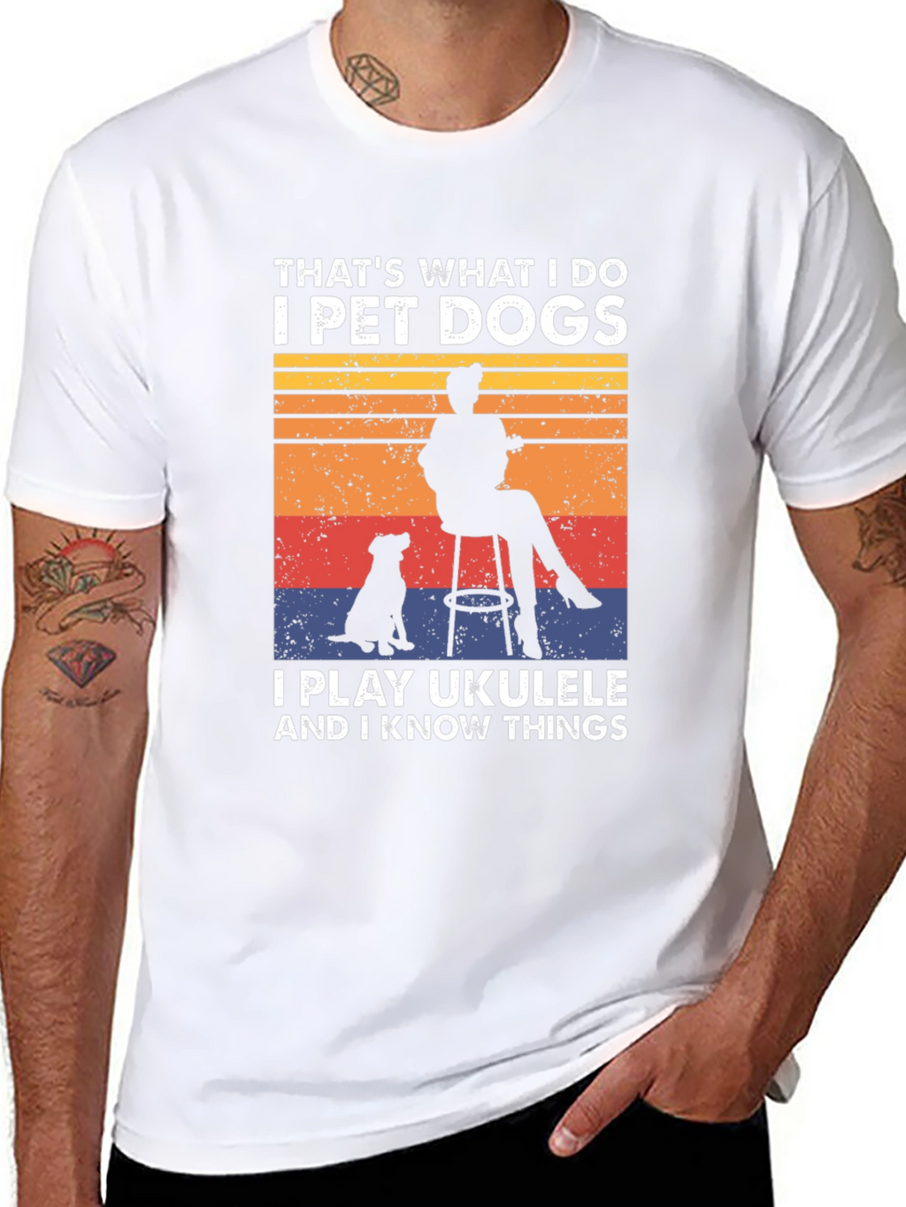 Pet Dogs Ukulele & Know Things T-Shirt