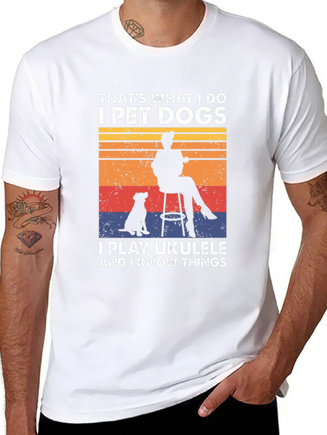 Pet Dogs Ukulele & Know Things T-Shirt