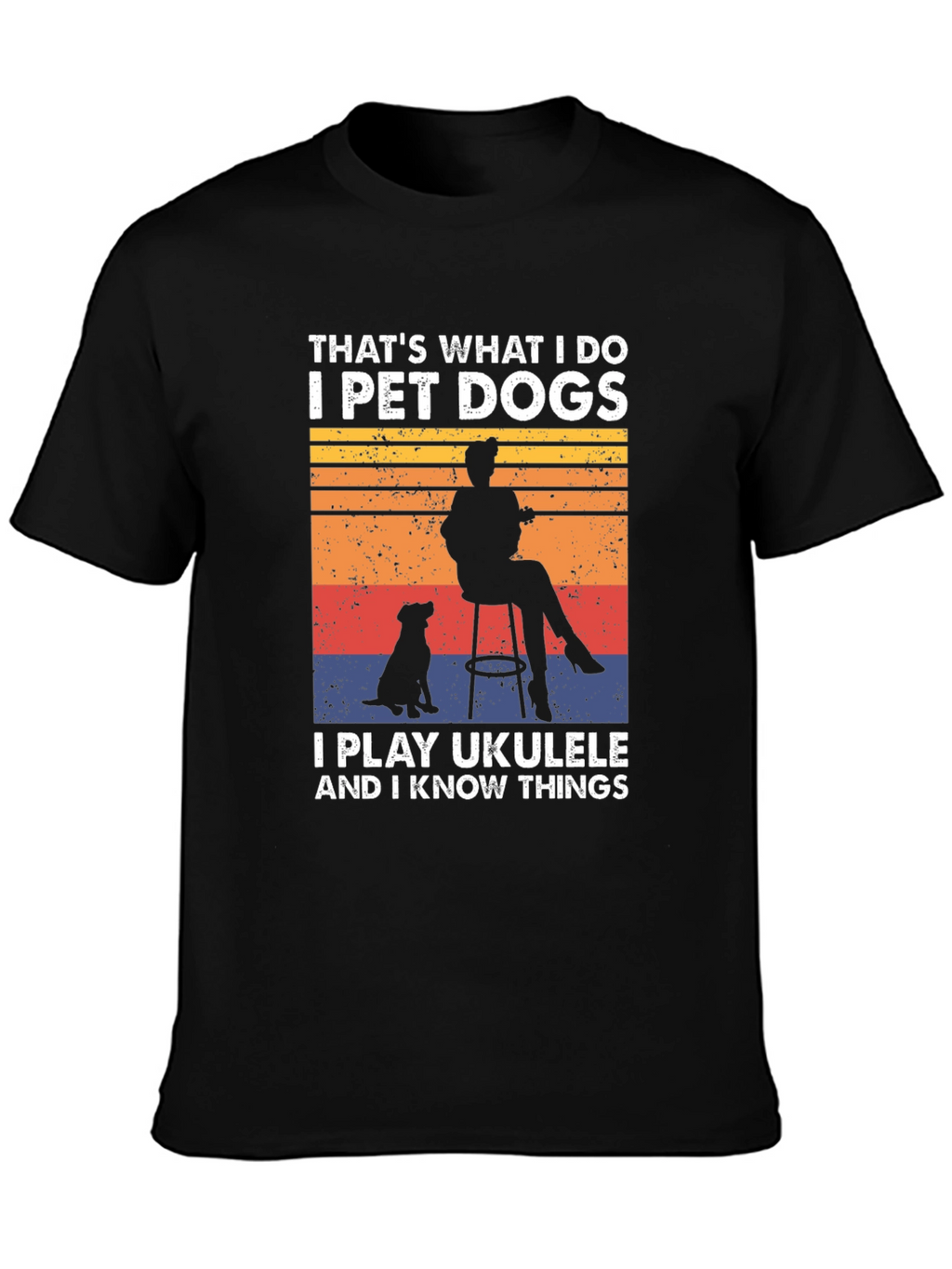Pet Dogs Ukulele & Know Things T-Shirt
