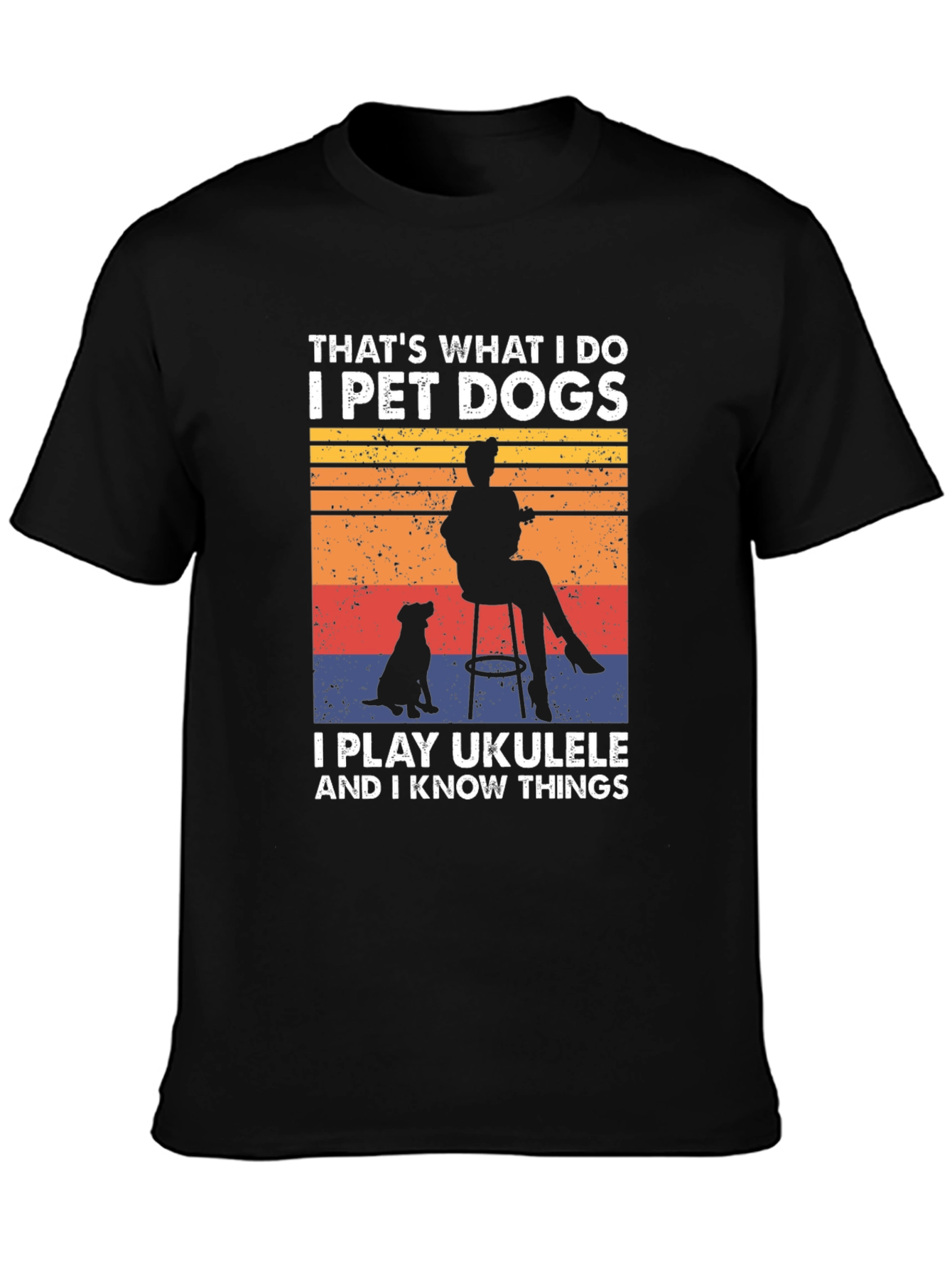 Pet Dogs Ukulele & Know Things T-Shirt