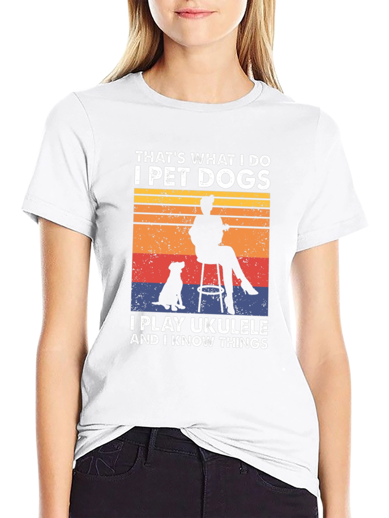 Pet Dogs Ukulele & Know Things T-Shirt