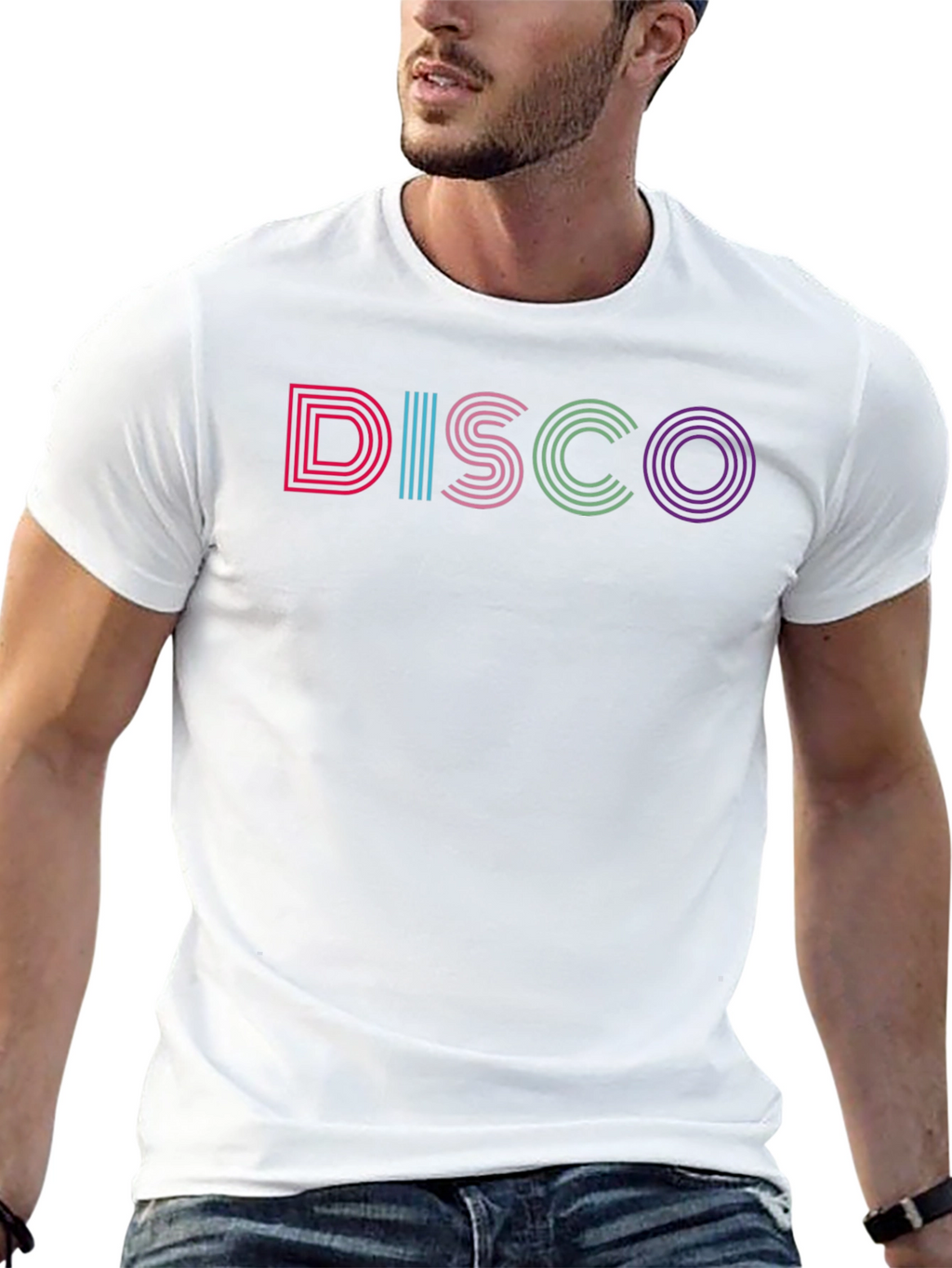Retro Disco T-Shirt - Stylish Party Tee