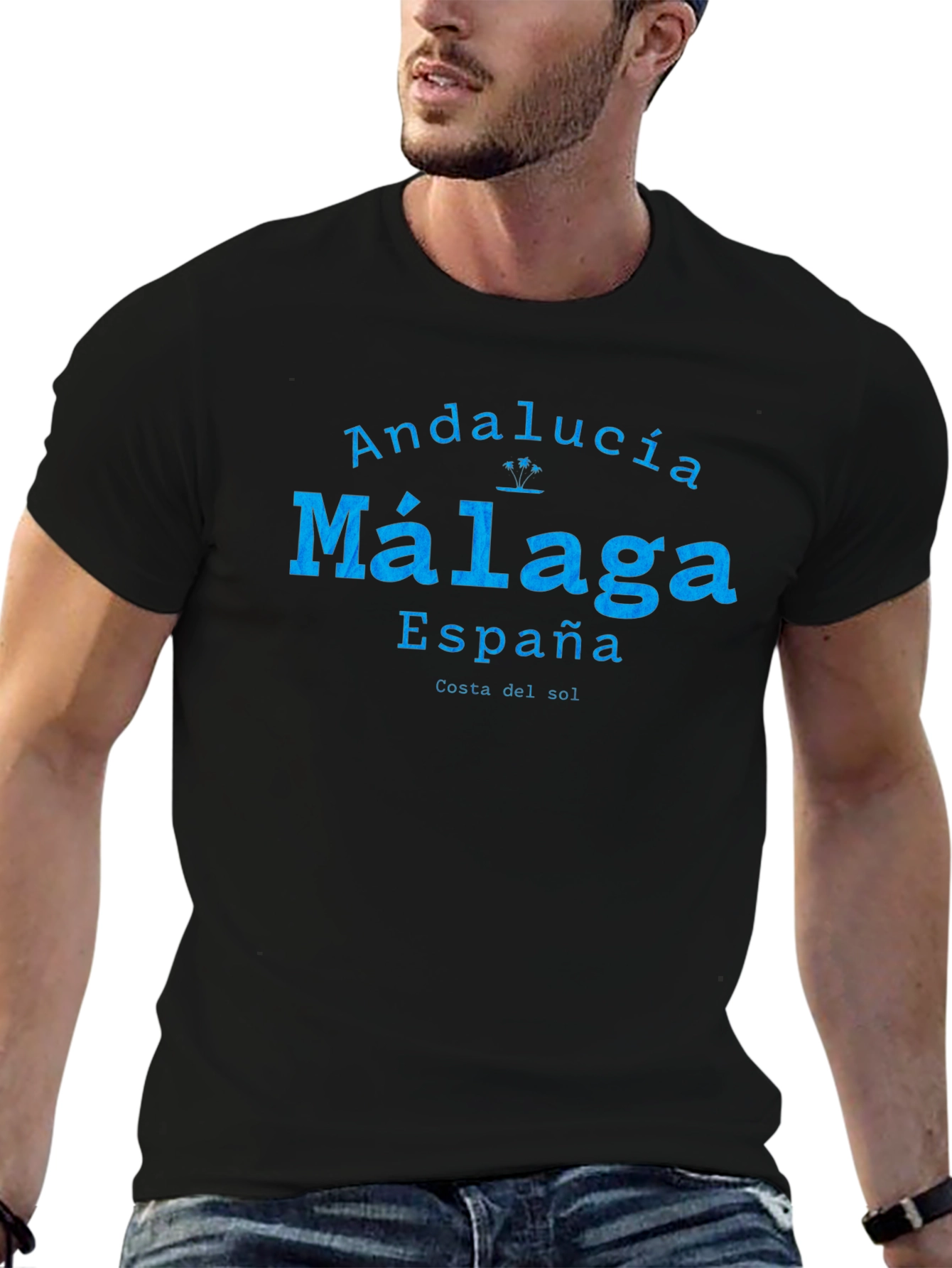 Andalucía Málaga España Costa del Sol Black T-Shirt