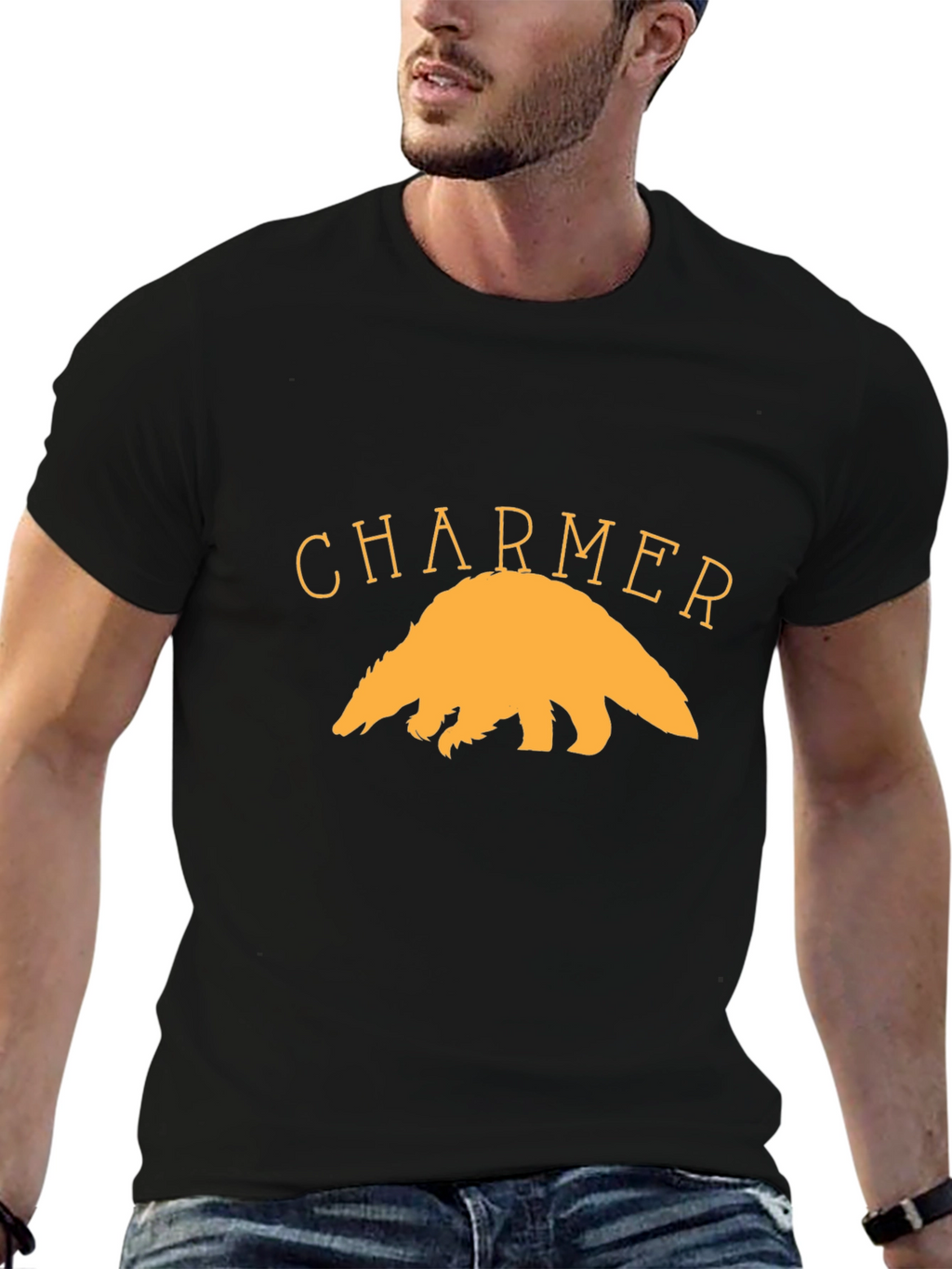 Charmer Badger Graphic Tee - Unisex Cotton Shirt