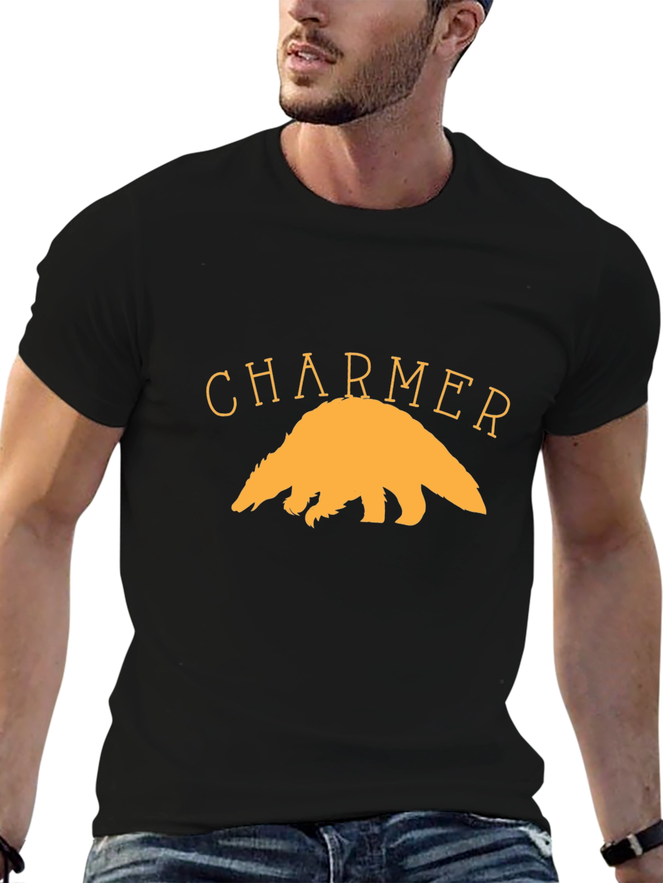 Charmer Badger Graphic Tee - Unisex Cotton Shirt