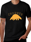 Charmer Badger Graphic Tee - Unisex Cotton Shirt