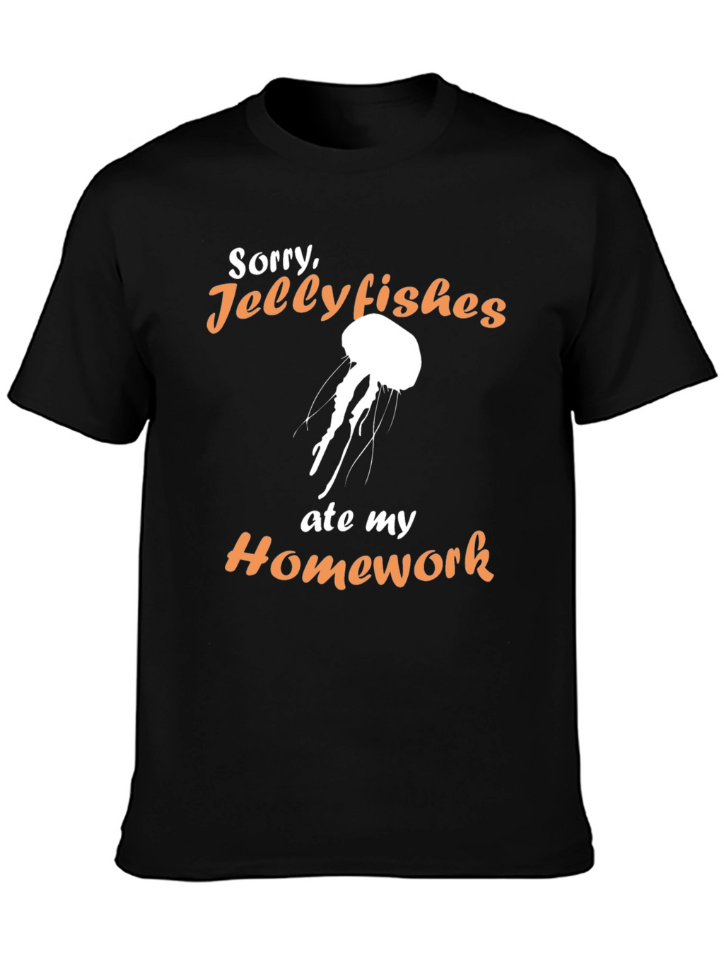 Jellyfish Homework T-Shirt - Funny Novelty Tee
