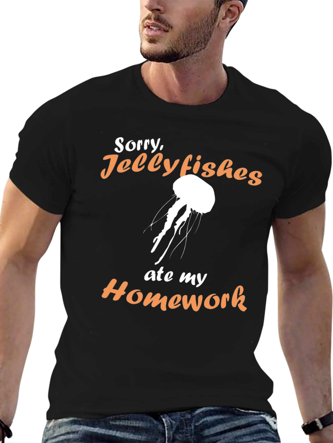 Jellyfish Homework T-Shirt - Funny Novelty Tee