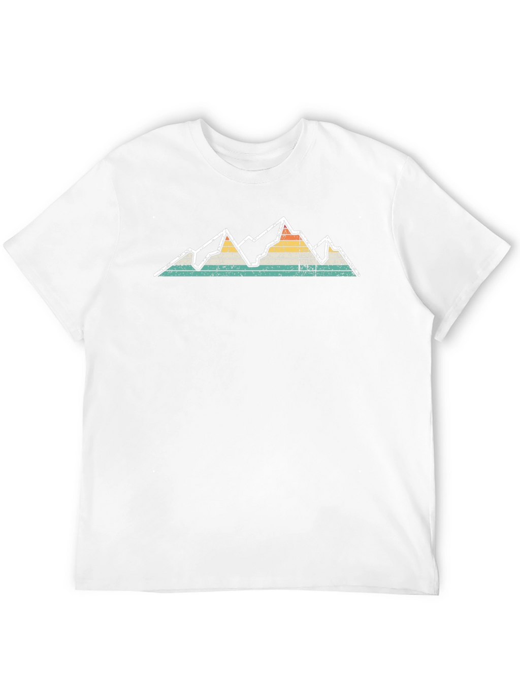 Retro Mountain Graphic Tee - Black