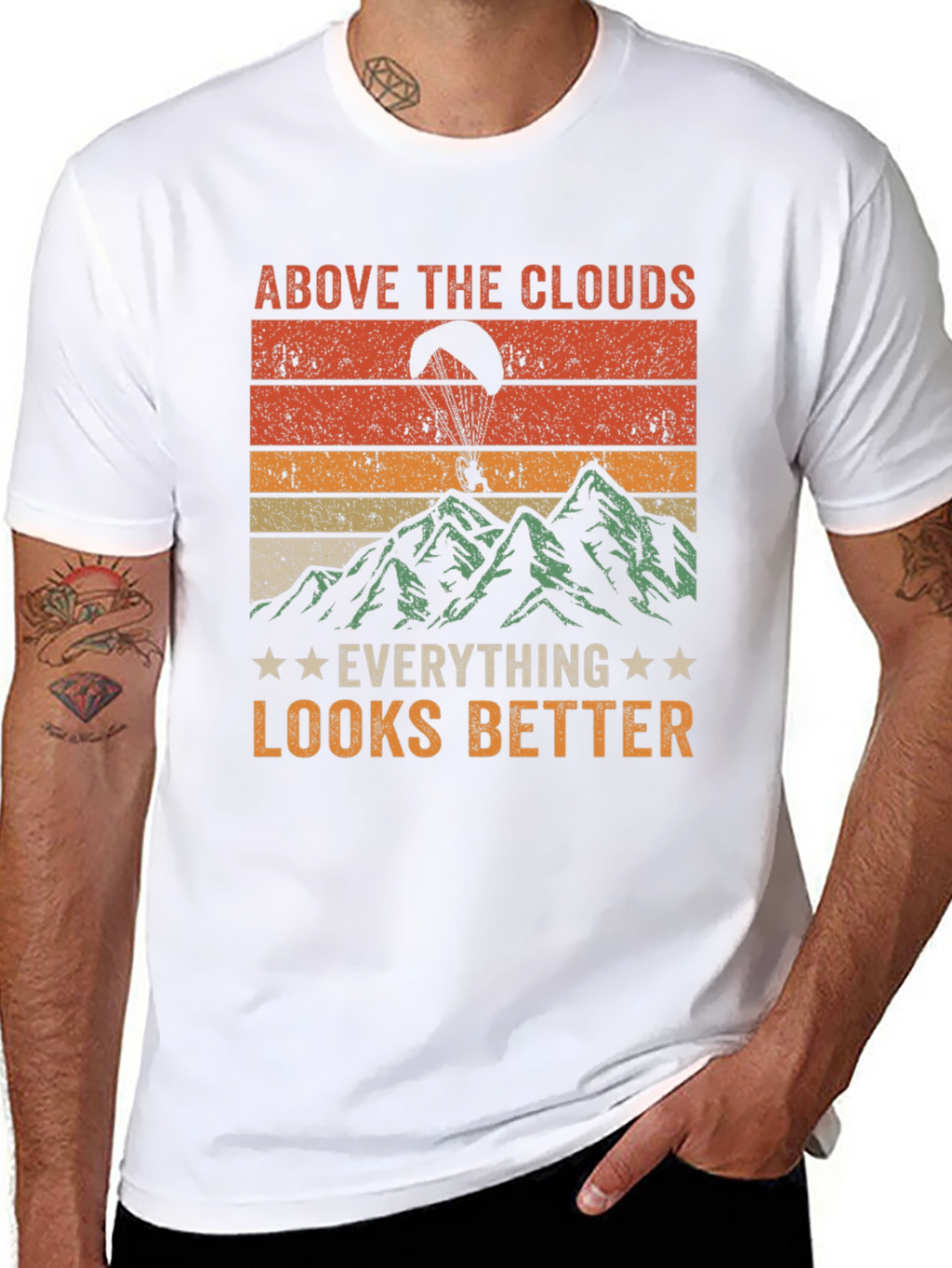 Above the Clouds T-Shirt - Adventure Seeker Tee