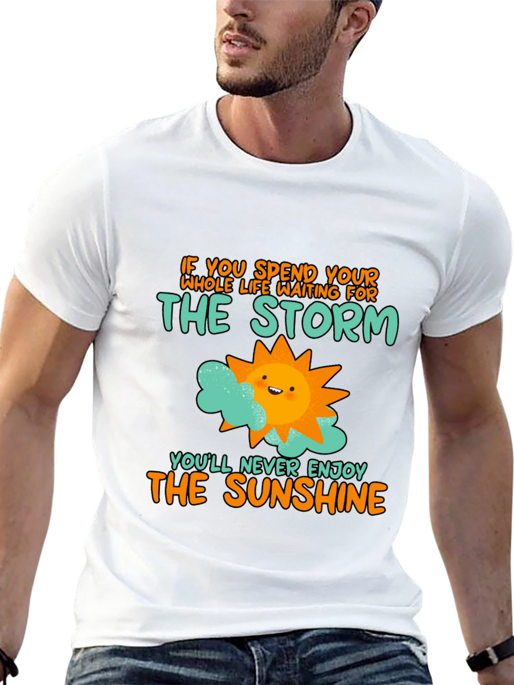 Sunshine Graphic Tee - Motivational T-Shirt