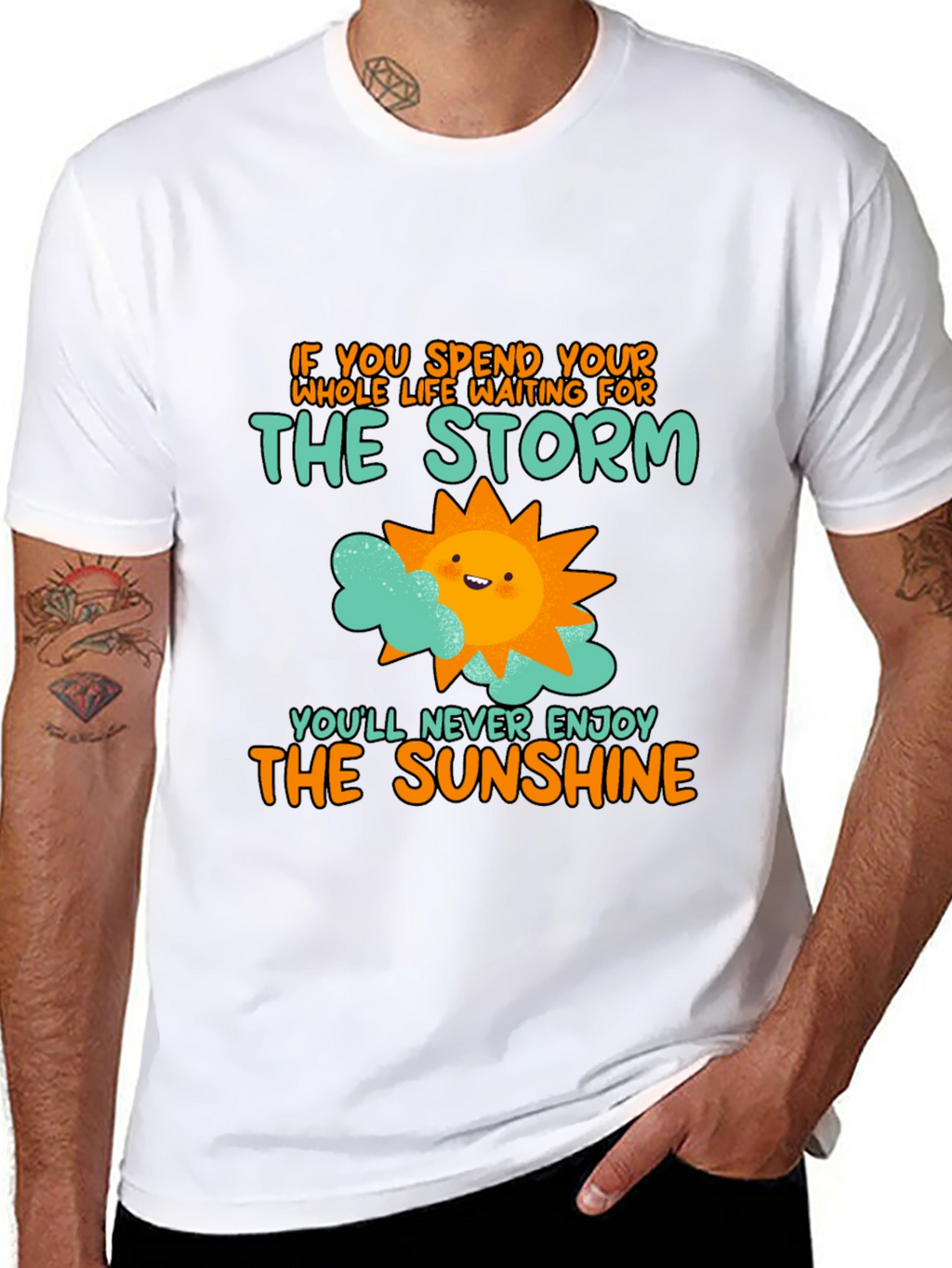Sunshine Graphic Tee - Motivational T-Shirt