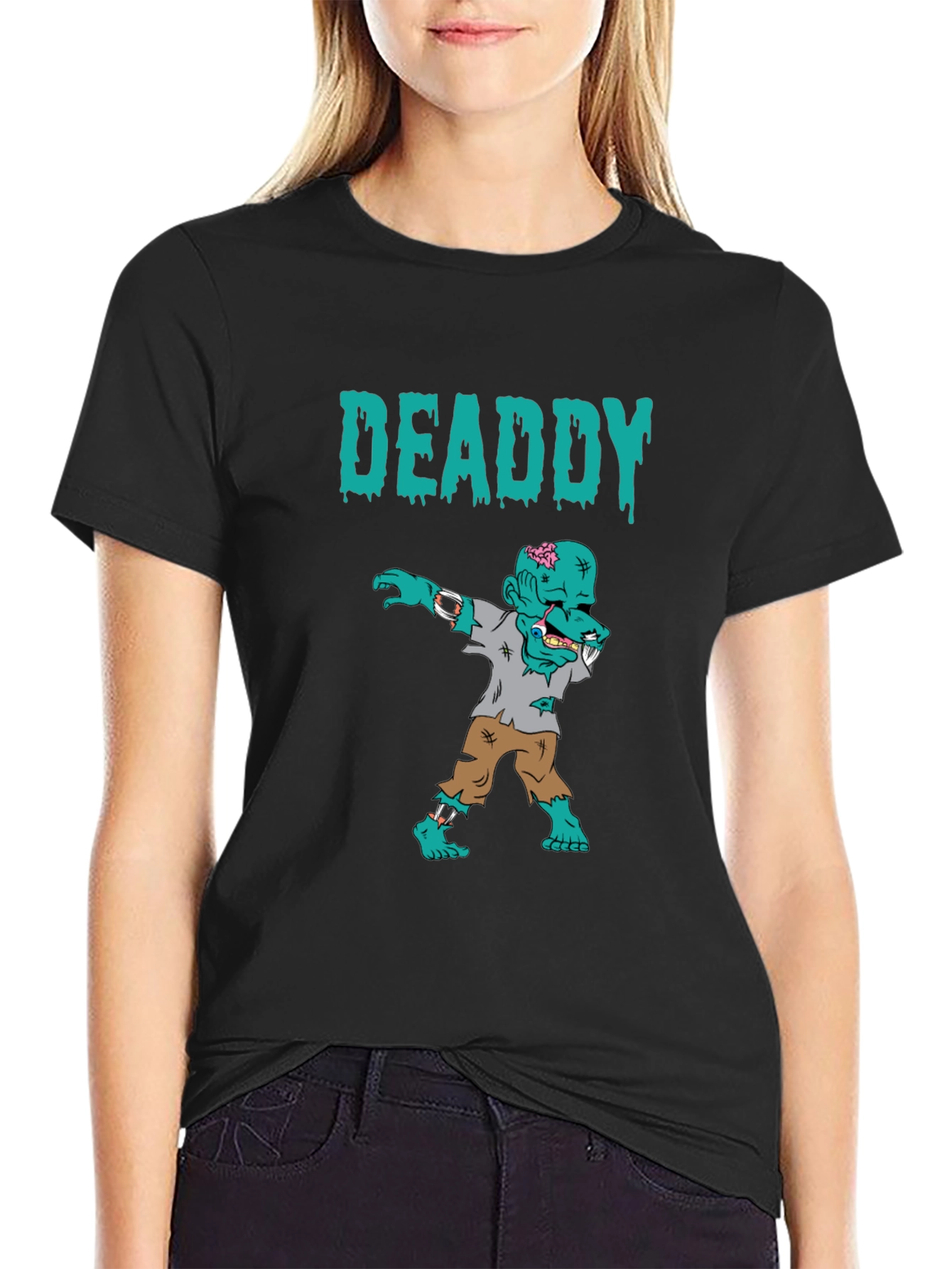 Deaddy Zombie Dab T-Shirt - Halloween Tee