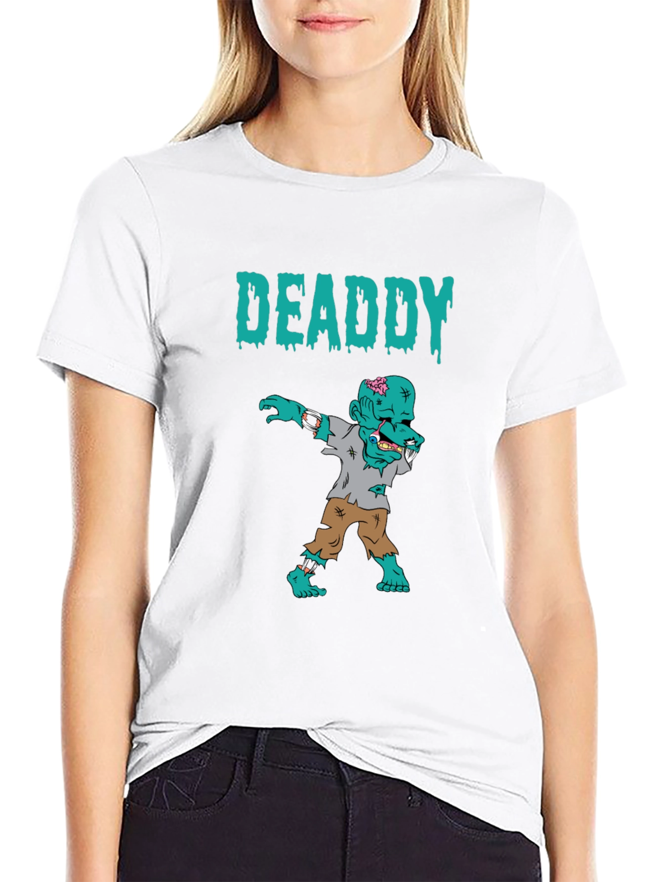 Deaddy Zombie Dab T-Shirt - Halloween Tee