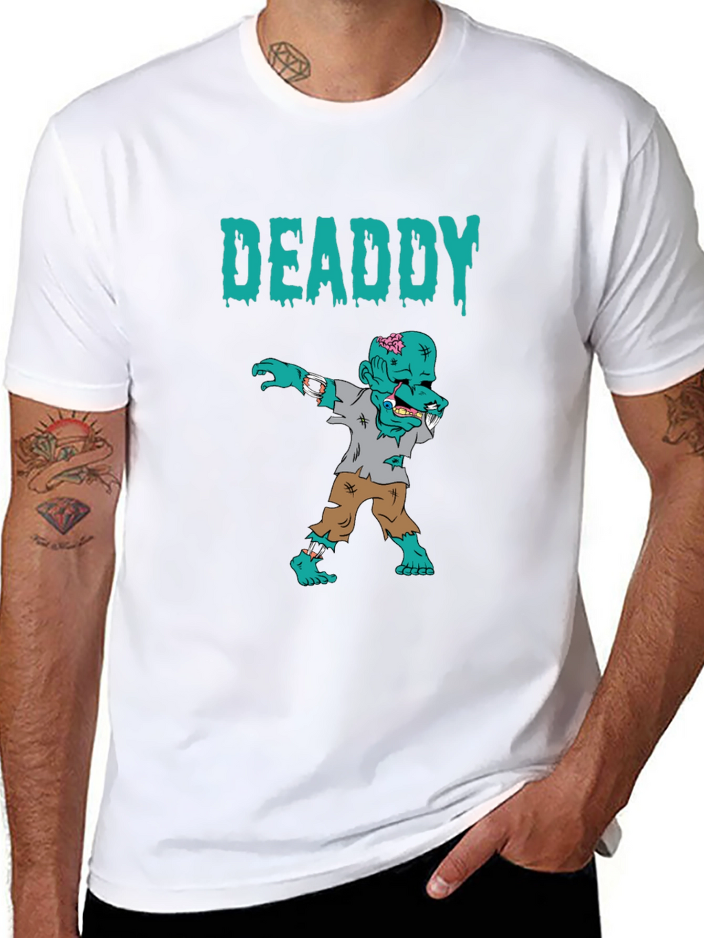 Deaddy Zombie Dab T-Shirt - Halloween Tee
