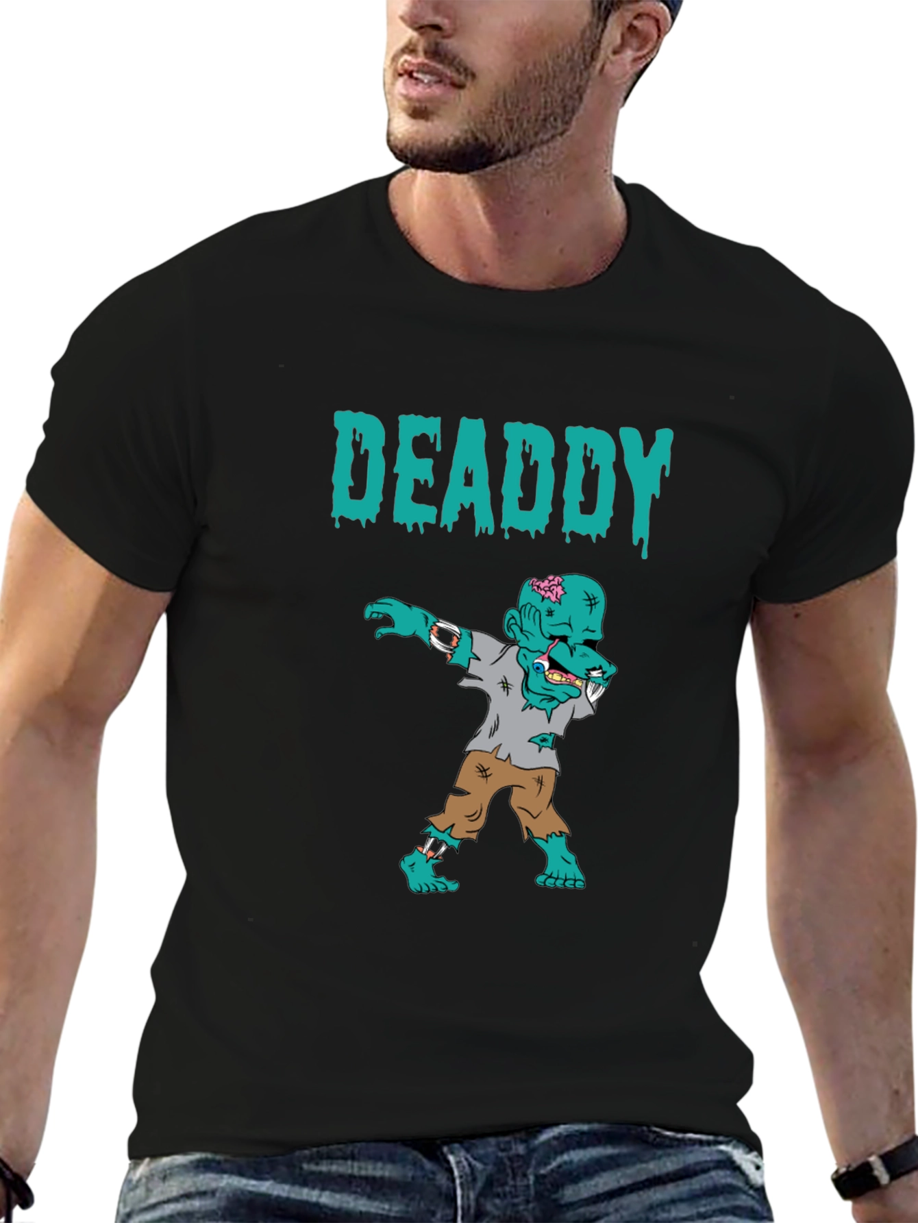 Deaddy Zombie Dab T-Shirt - Halloween Tee