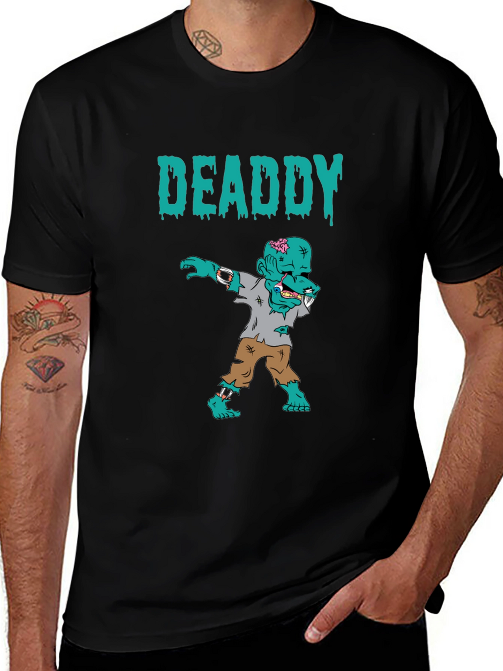 Deaddy Zombie Dab T-Shirt - Halloween Tee